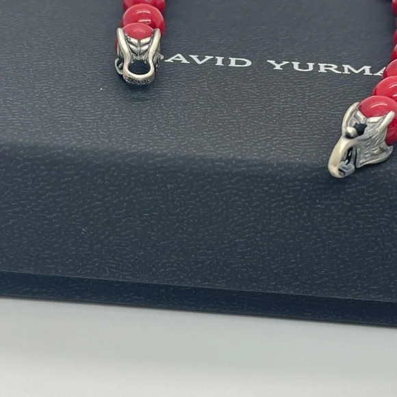 David Yurman Red Spiritual Beads Bracelet, 8mm - Picture 4 of 8